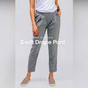 Ministry of Supply Swift Drape Gray Pants Size 8